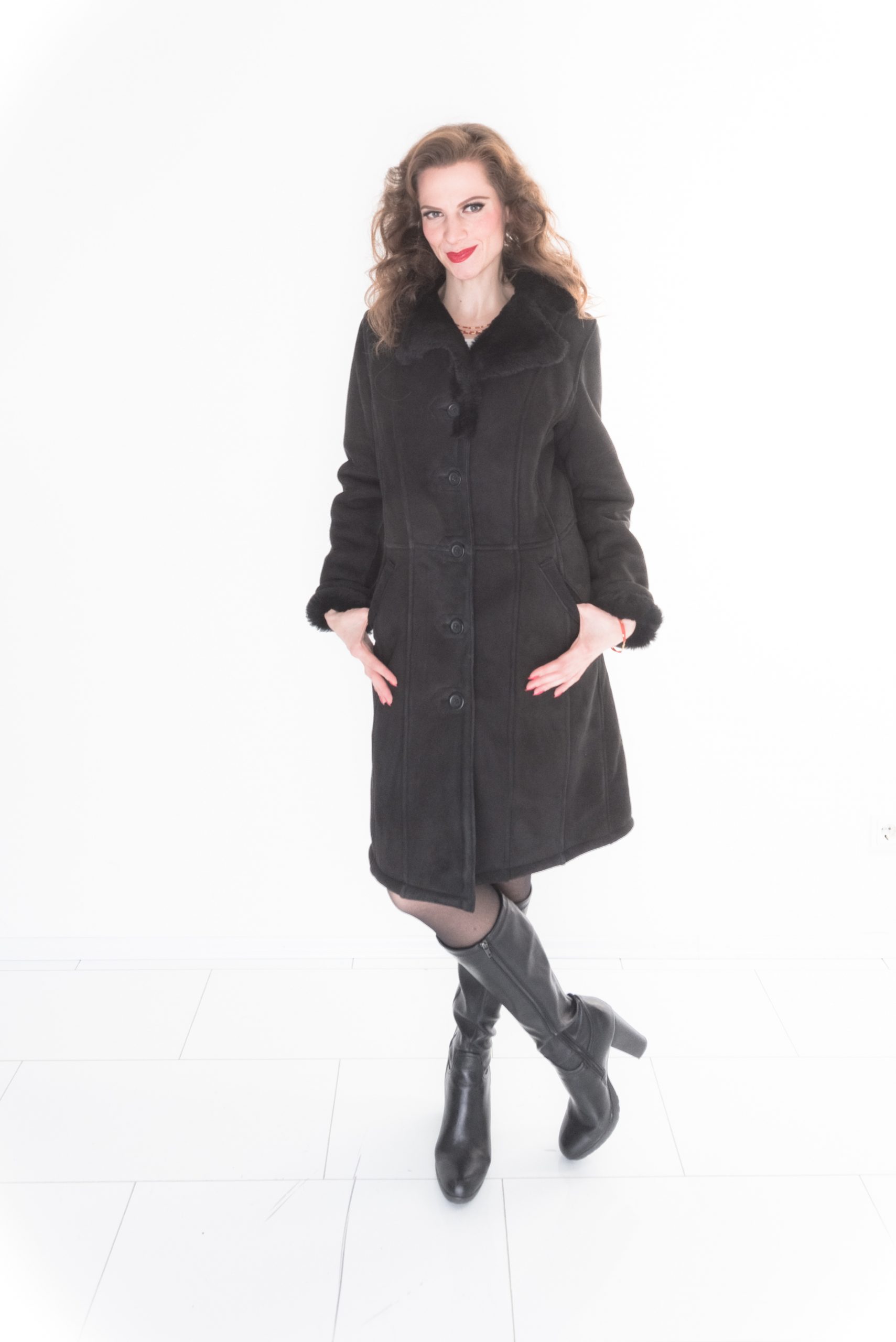 Damen Lammfellmantel 12 Damen Lammfellmantel