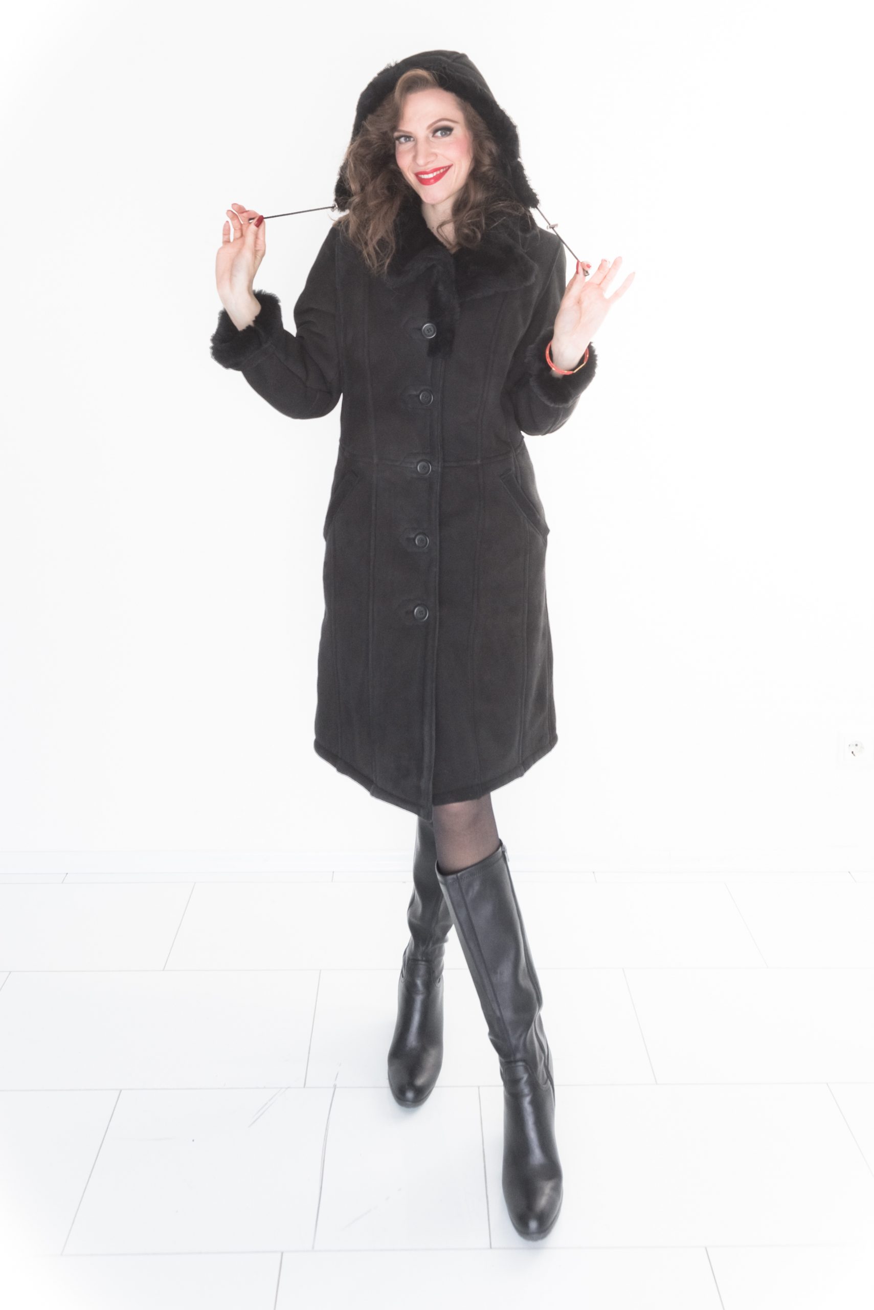 Damen Lammfellmantel 34 Damen Lammfellmantel