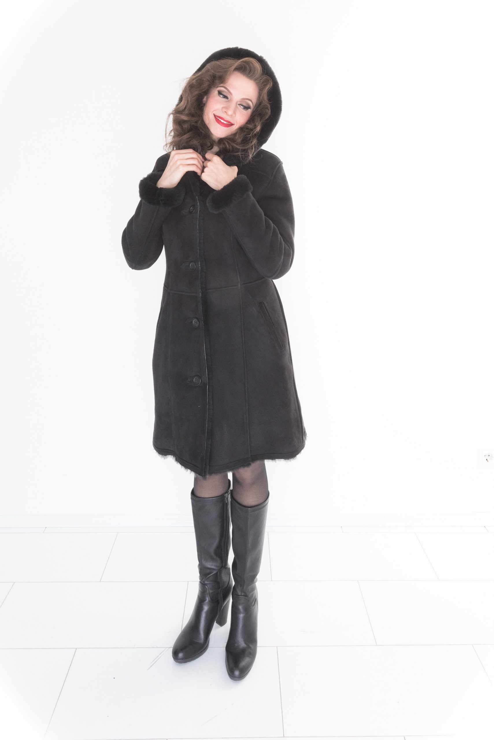 Damen Lammfellmantel 29 Damen Lammfellmantel