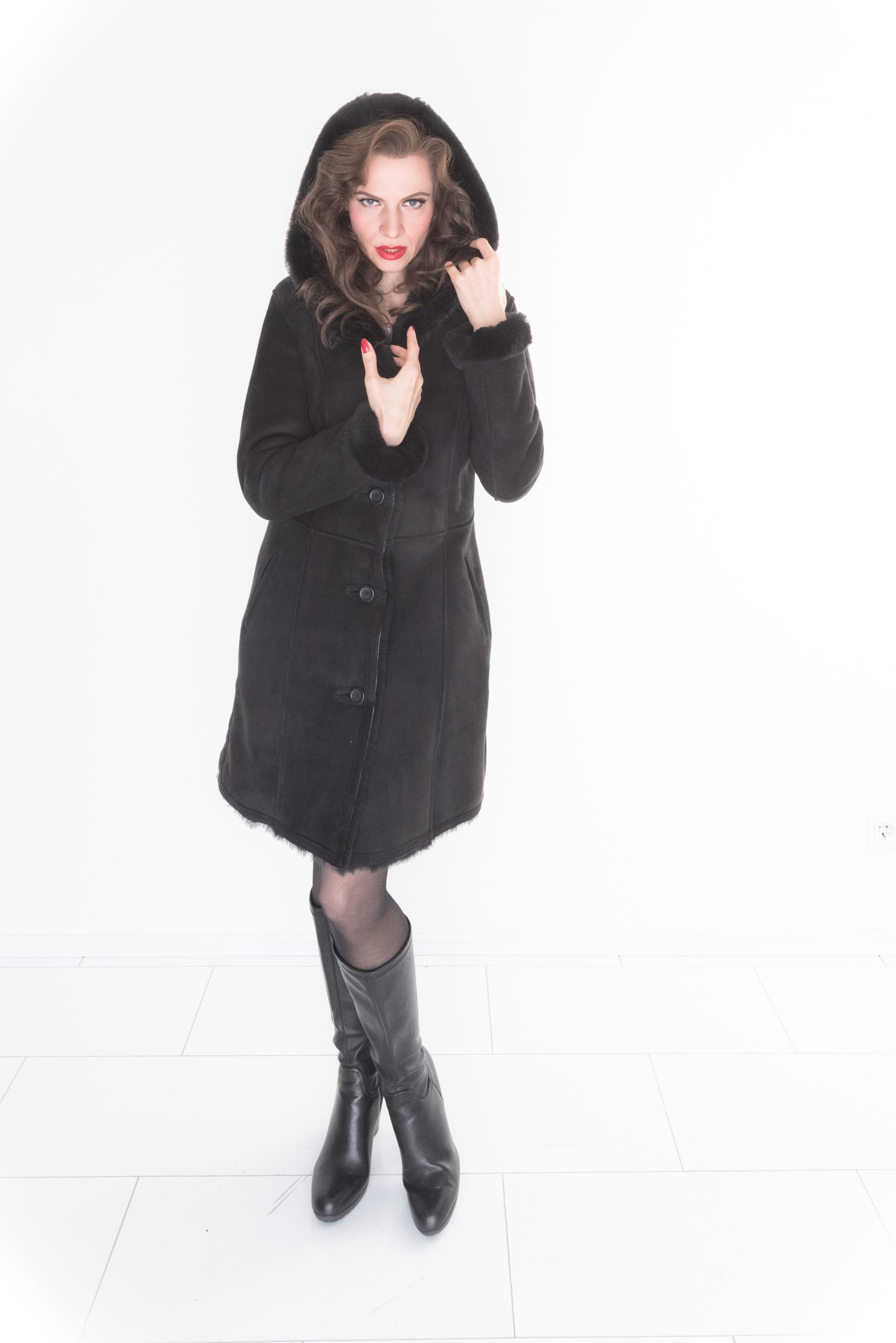 Damen Lammfellmantel 6 Damen Lammfellmantel