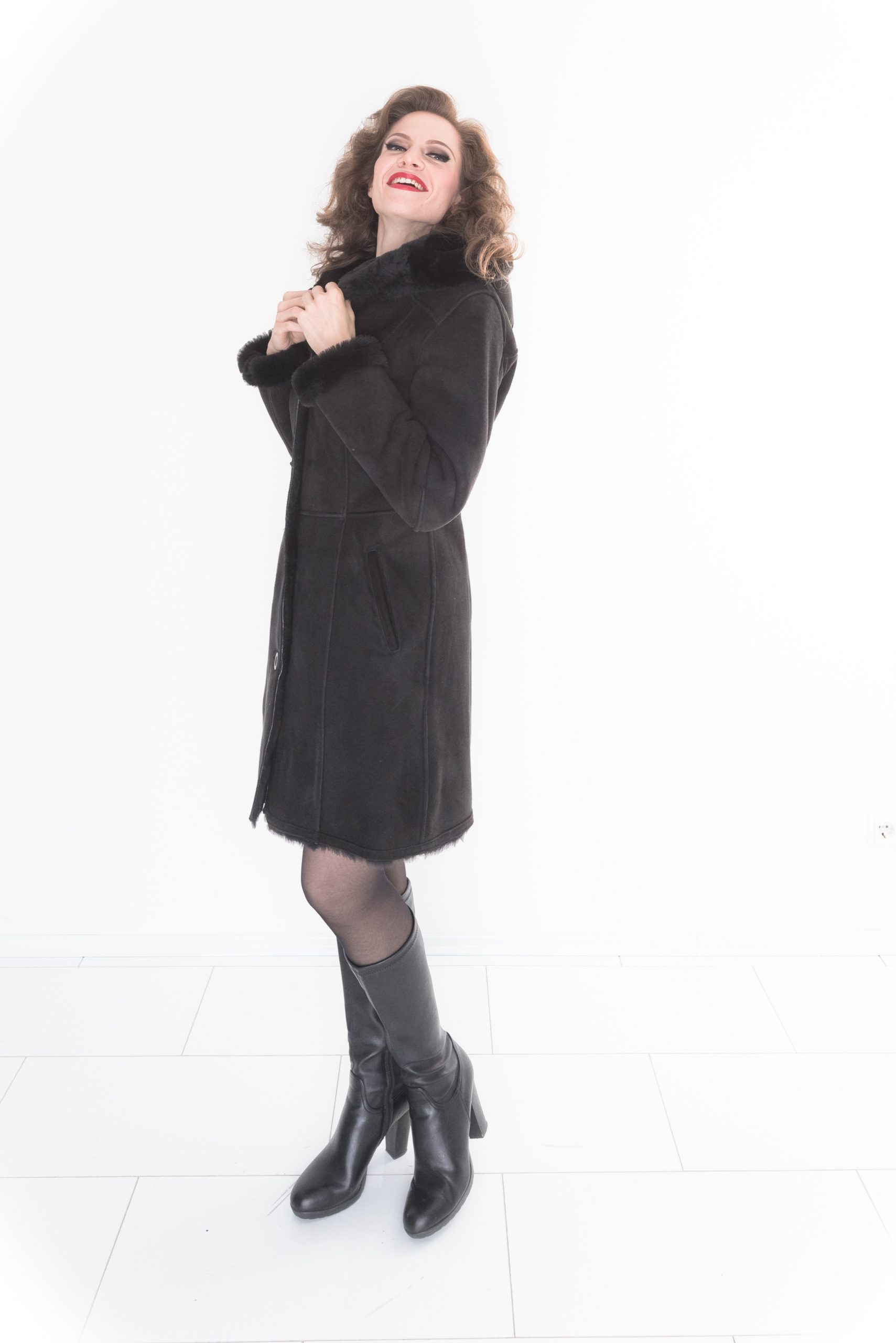 Damen Lammfellmantel 10 Damen Lammfellmantel