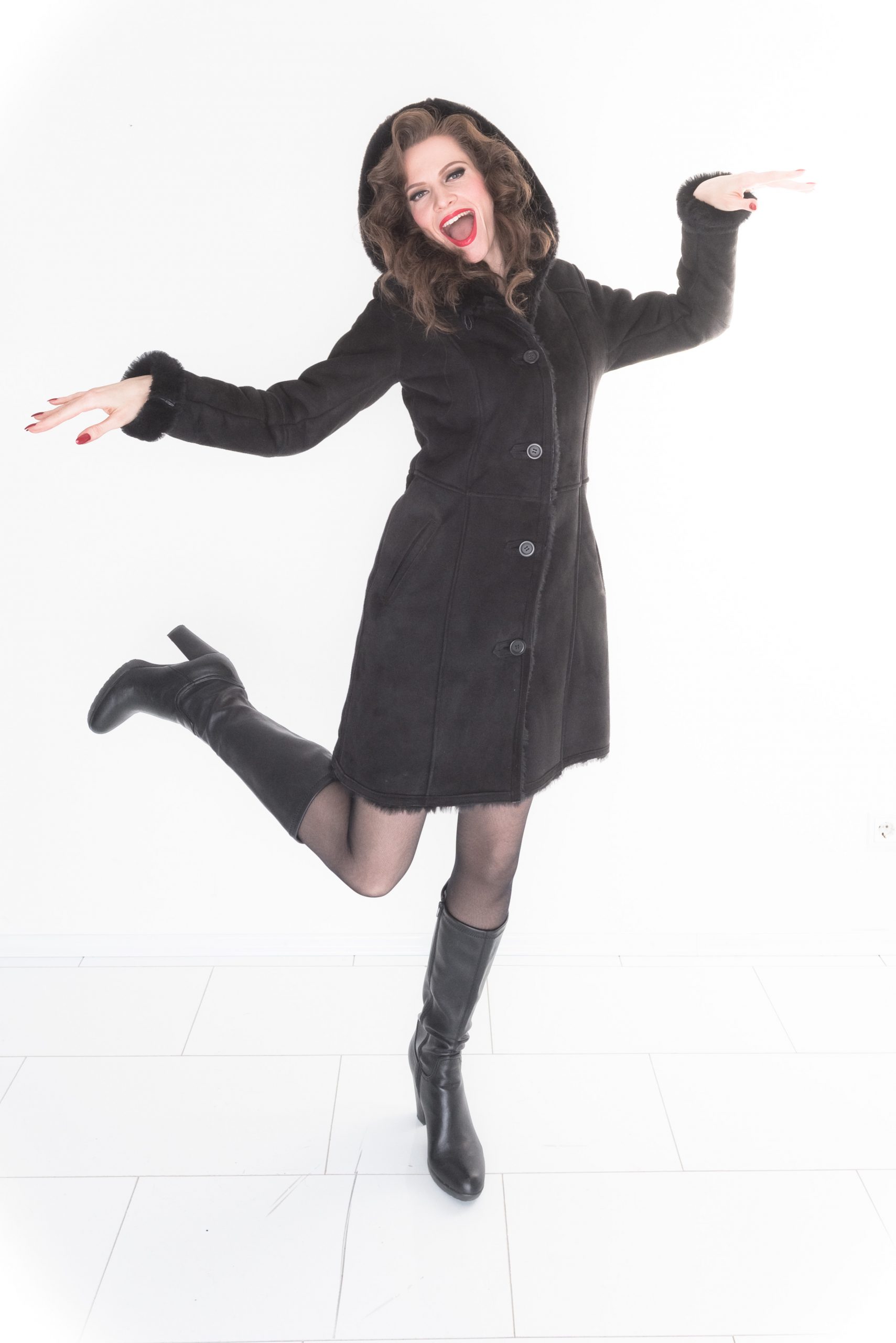 Damen Lammfellmantel 26 Damen Lammfellmantel