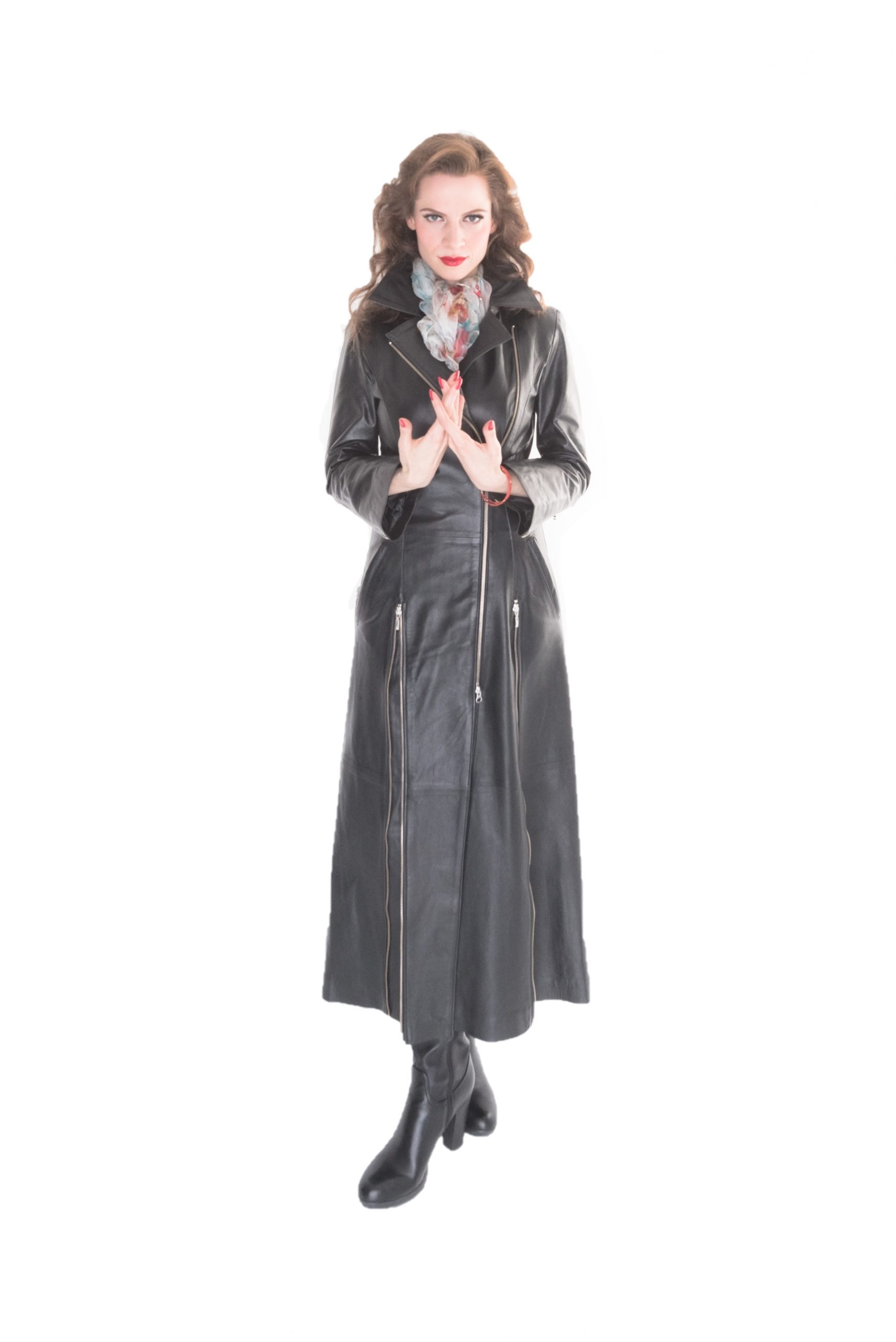 Lederbekleidung Damen Ledermantel(lang) 17 Lederbekleidung Damen Ledermantel(lang)